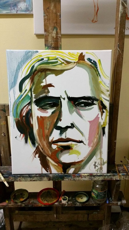 Marlon Brando Famous Faces People Last Tango By Artfinder