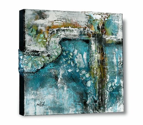 The Jewels Within 2 - Highly Textural Abstract Painting by Kathy Morton Stanion by Kathy Morton Stanion