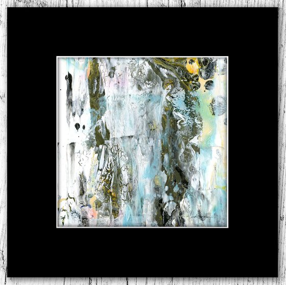 Abstract Dreams 63 - Mixed Media Abstract Painting in mat by Kathy Morton Stanion