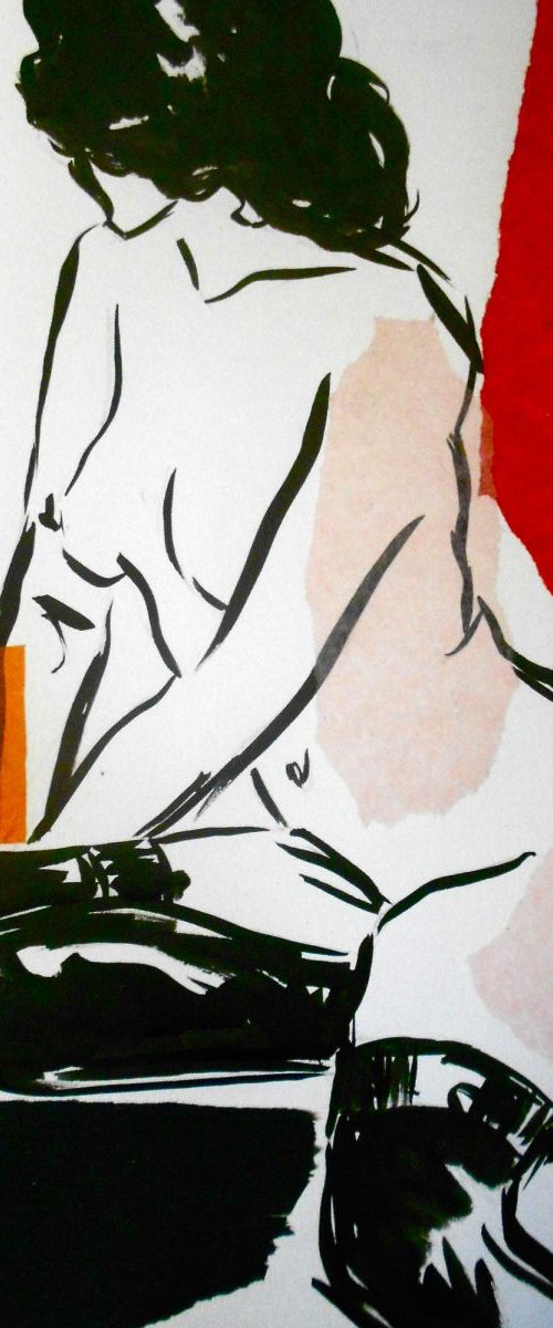 Naked Line 5 by Sheila Volpe