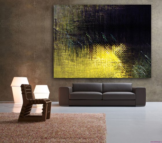 Ventiscas de luz VII/XL large original artwork