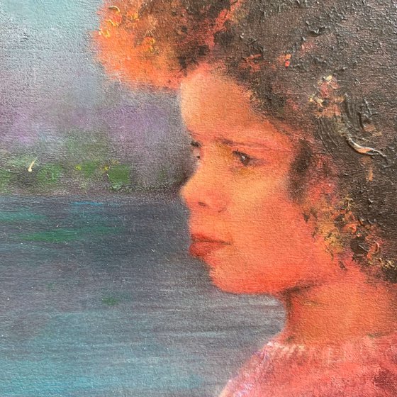 Girl with the yellow bucket