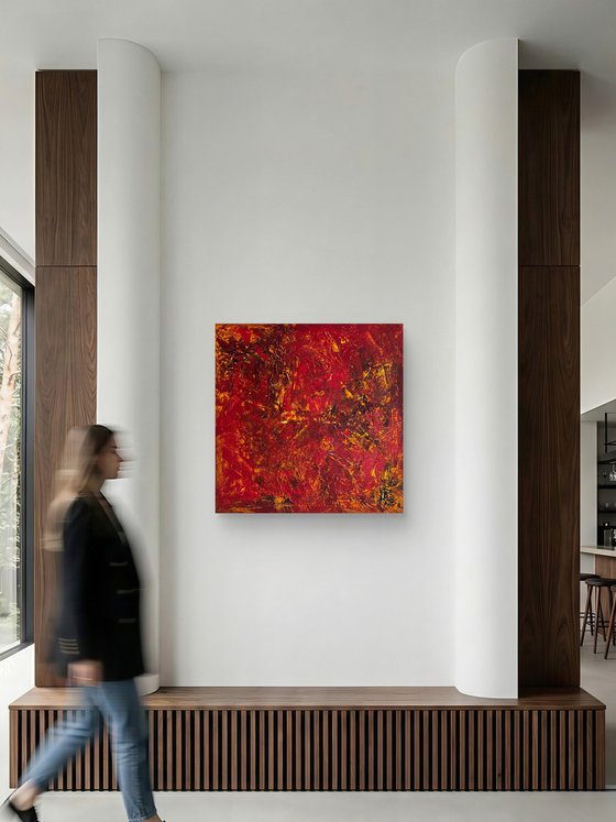 Ember State 80x80x2 cm