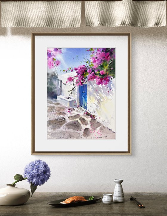 Bougainvillea Door