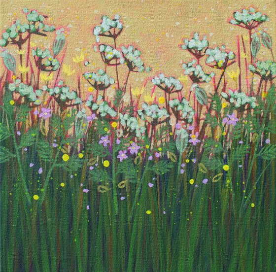 Garden with Queen Anne's Lace