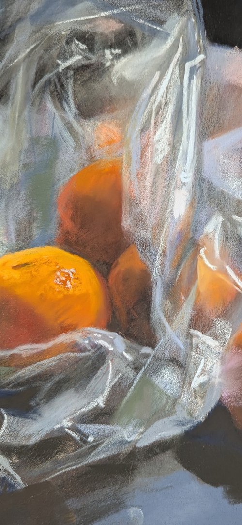 Clementines in Plastic Bag by Silja Salmistu