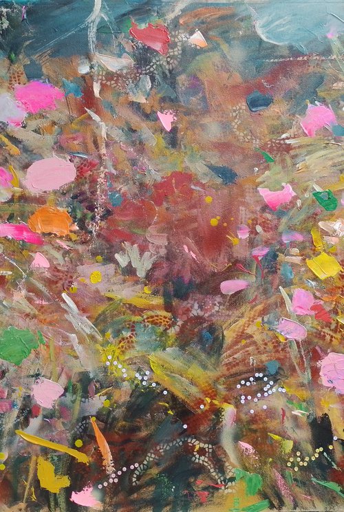 Magic garden (VIII) -  59  x 36.6 in. by Catalin Ilinca
