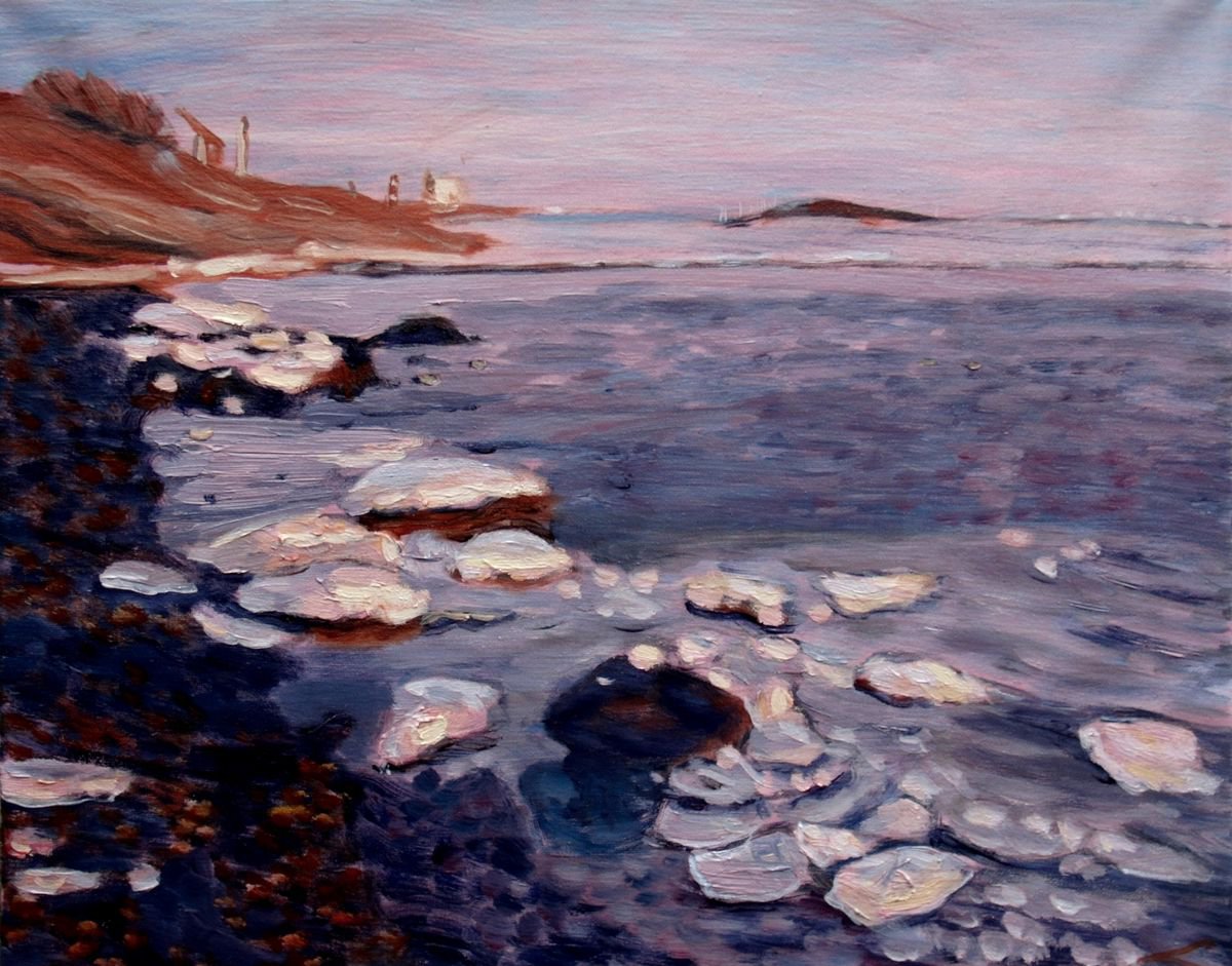 Icy Sea By Elena Sokolova, 20 X 16, Artwork For Sale On Artfinder