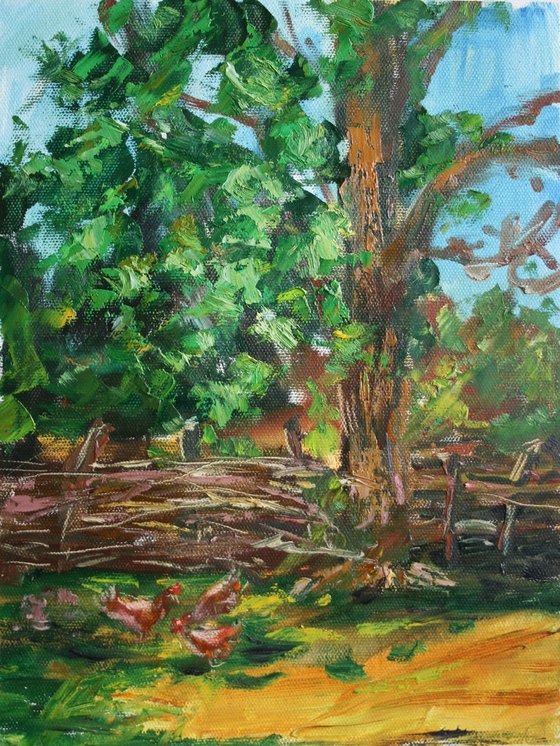 Old tree... /  ORIGINAL PAINTING