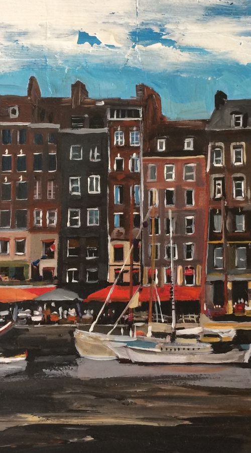 Honfleur, Harbour by Andrew  Reid Wildman