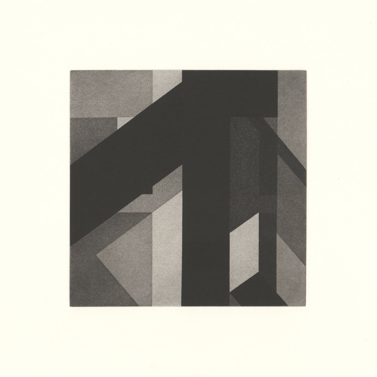 Geometric Abstract Etchings & Engravings By Richard Marsden, 13 X 13", Xtal, Original Artwork