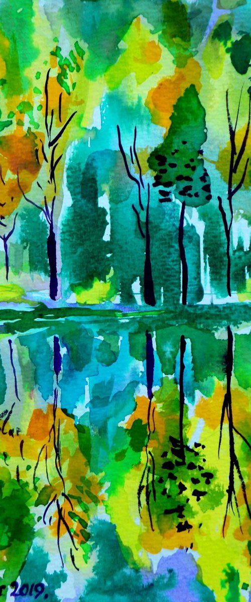 Reflections XI by Maja Grecic