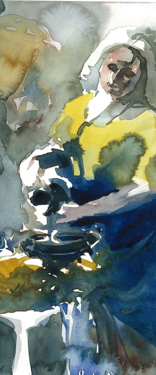 Admiring Vermeer set (4 of 4) by Dariia Martsin