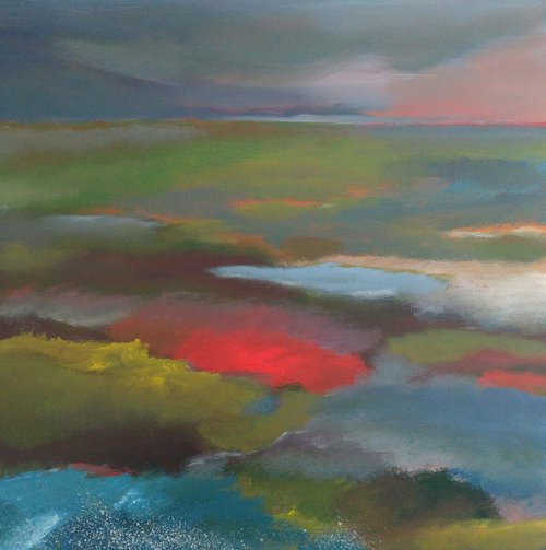 Salt marshes, the Zeelandic coast (2019) by Nelly van Nieuwenhuijzen