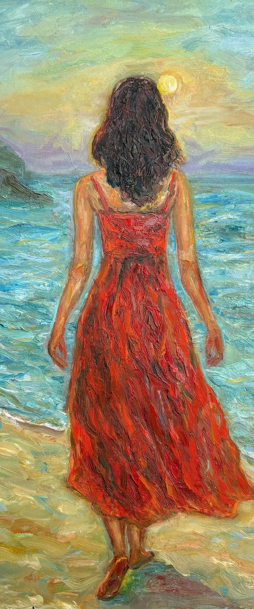 Walking on the Waves by Katia Ricci