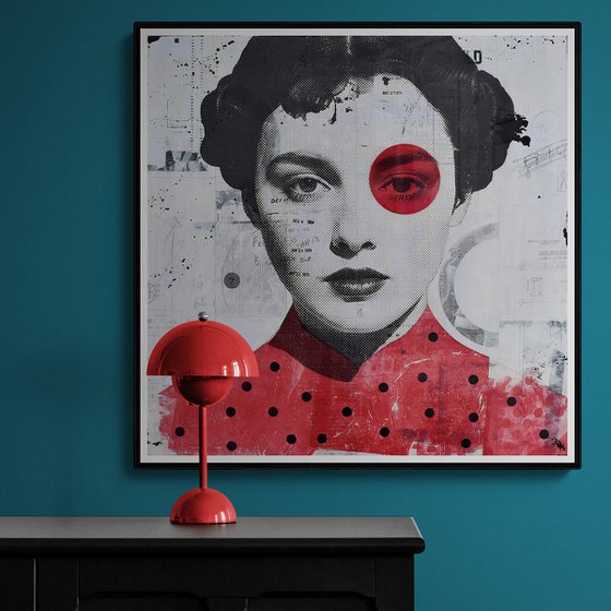 333_Portrait with Red Polka Dots