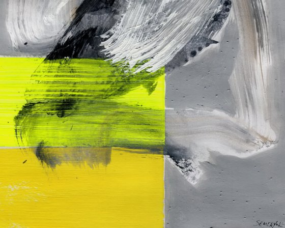 Bright Abstraction on Gray 1