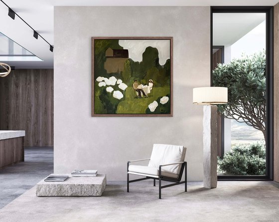 «Time of White Hydrangeas»