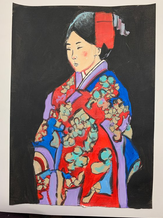 Japanese beauty. Geisha. #13