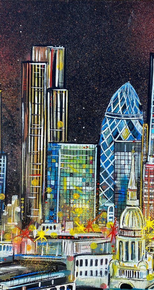 London skyscrapers  Skyline by John Curtis