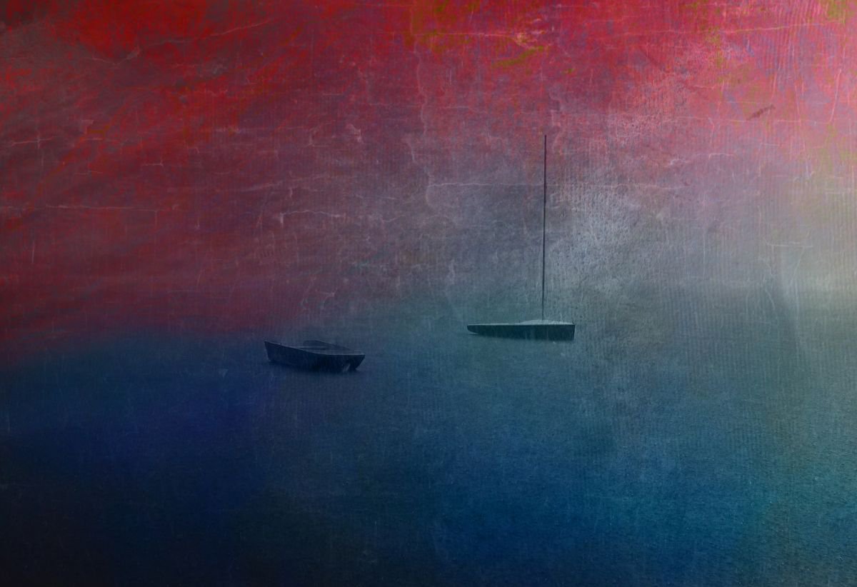 Illustrative Landscape Photograph By Srdjan Jevtic, 39 X 27", Lovers, Original Artwork