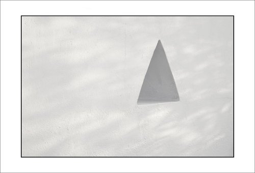 From the Greek Minimalism series: Greek Architectural Detail (White and White) # 10, Santorini, Greece by Tony Bowall FRPS