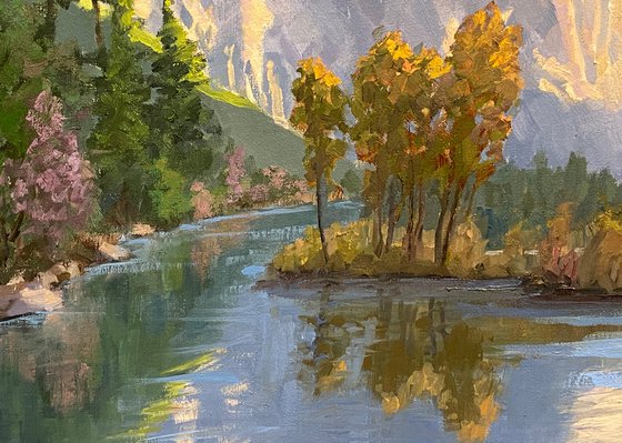 Yosemite Valley View In Fall