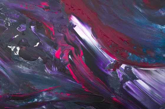 Deep purple, 200x90 cm