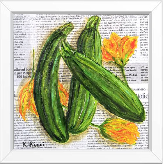 "Zucchini and Flowers"