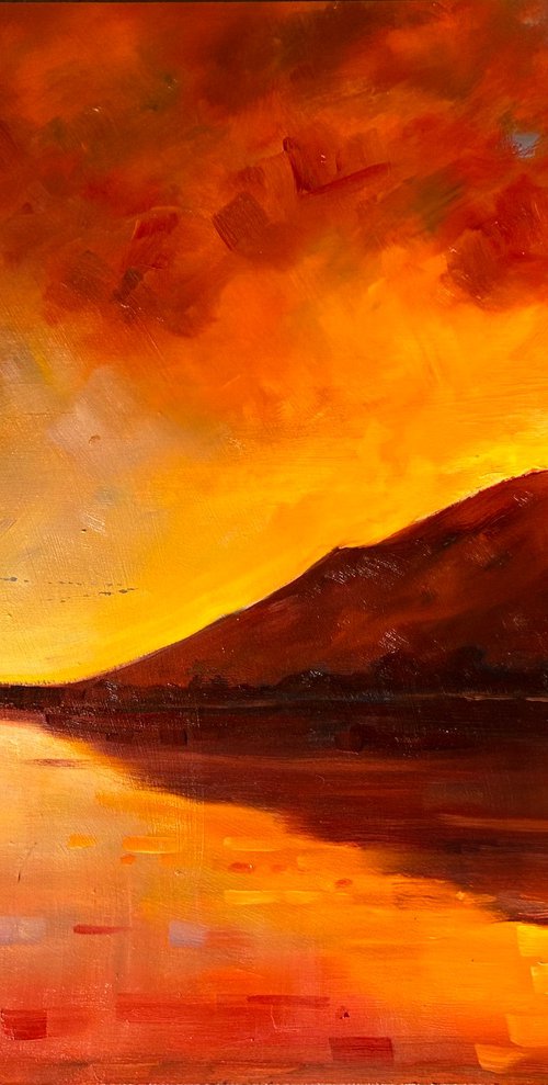 Solway Sunset by Robert Wells