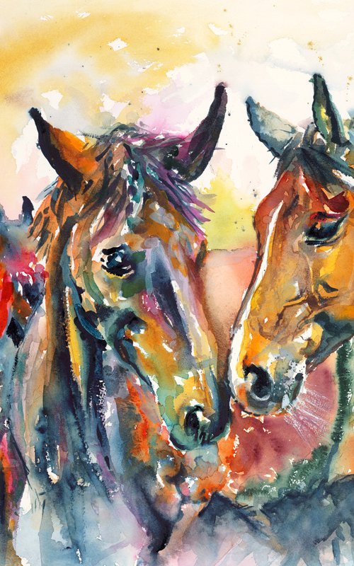 Horses by Natalie Bowden