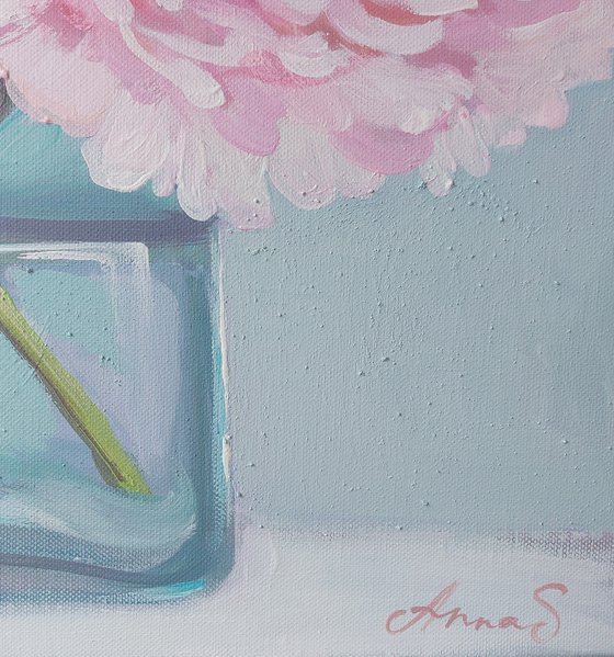 Peonies in a vase