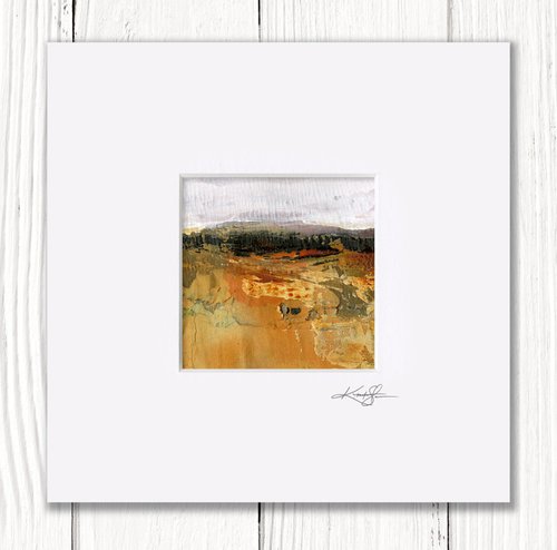 Mystical Land 435 - Textural Landscape Painting by Kathy Morton Stanion by Kathy Morton Stanion