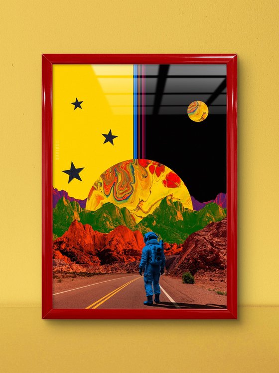 Cosmic Supernova - Pop Surrealistic Art Print