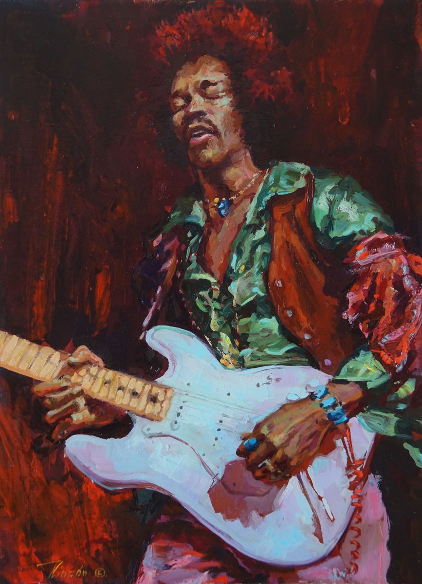 Jimi Hendrix by Luis Rincon