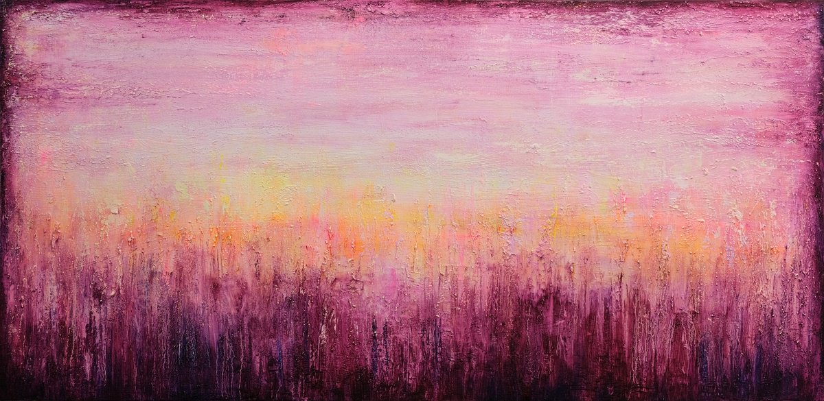 Abstract Sunset Landscape XIV by Behshad Arjomandi