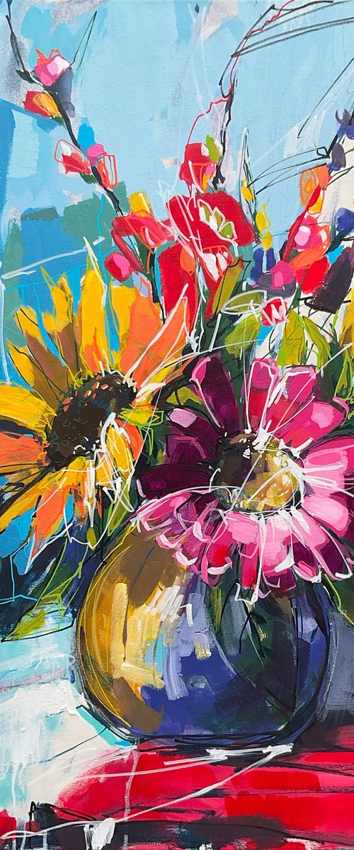 Frenzied Petals by Volha Belevets