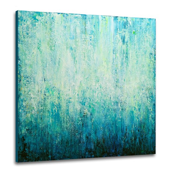 Abstract Turquoise Landscape VIII