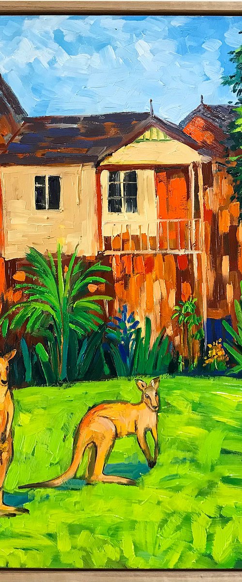 Kangaroo Family by Irina Redine
