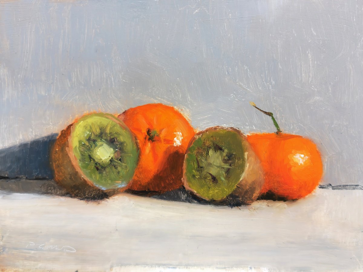 Clementines And Kiwis By Pascal Giroud, 8 X 6, Artwork For Sale On Artfinder