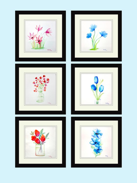 Set of 6 flowers 4