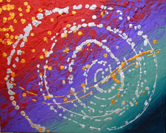 colorful painting cosmic