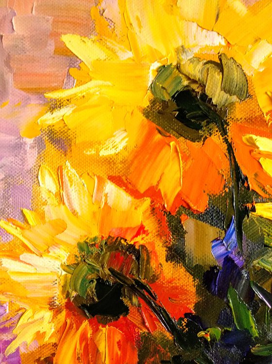 Sunflowers yellow Bouquet