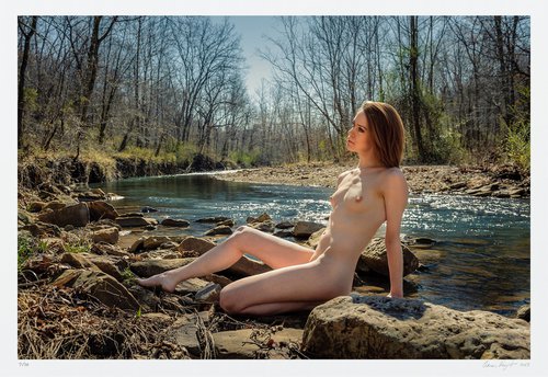 Ava by the River - limited edition 4/10 by Aaron Knight