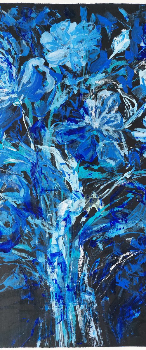 Garden in Blue 5 by Katia Solodka