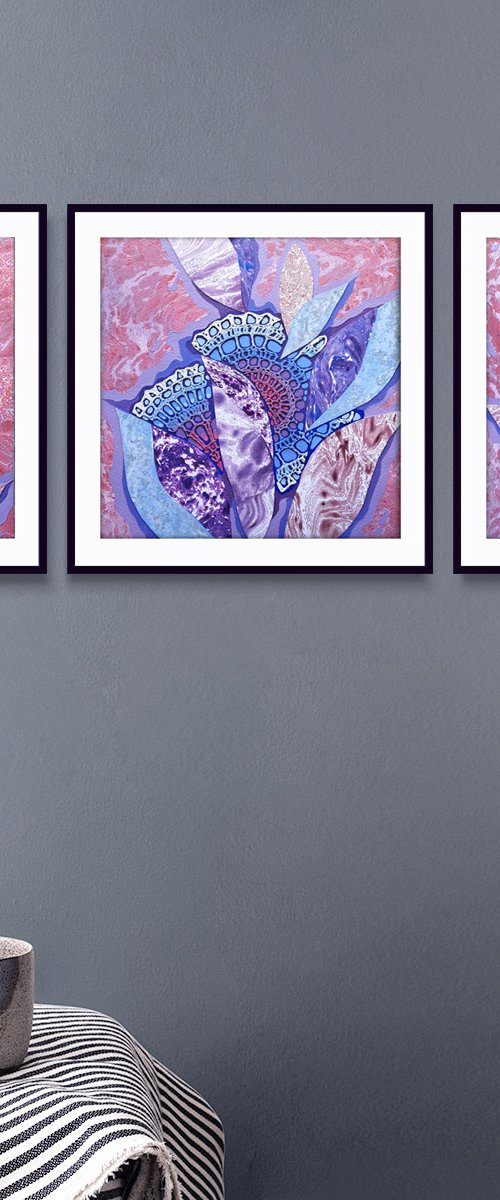 Venus Gardens, set of 3 by Mariia Raskin