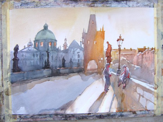 On the  Charles bridge