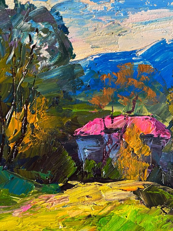The House with the Pink Roof