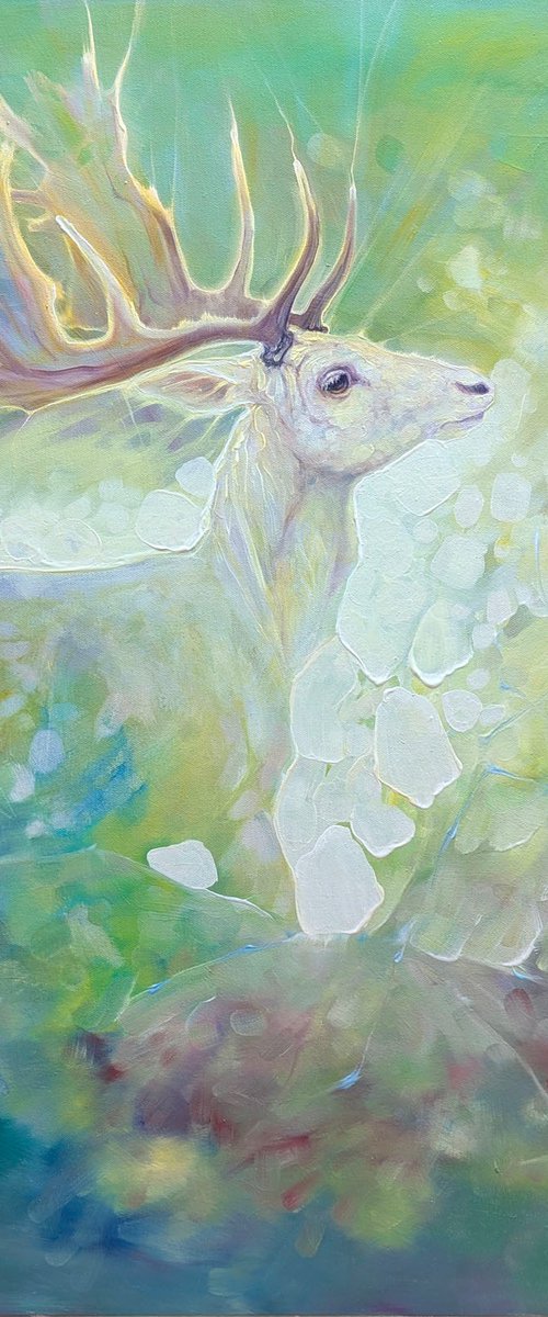 White Hart Rising by Gill Bustamante