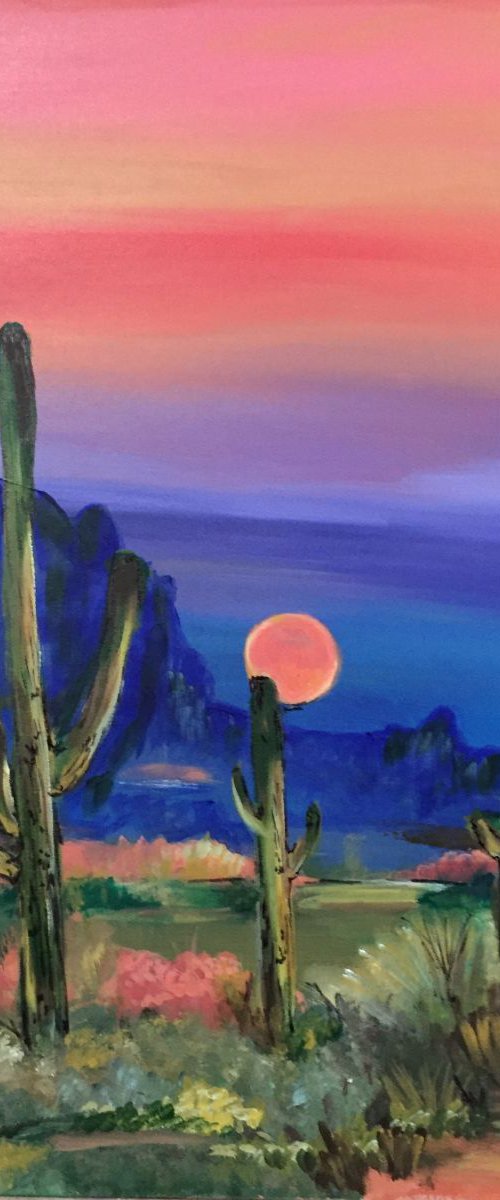 Desert Sunset by Carolyn Shoemaker (Soma)